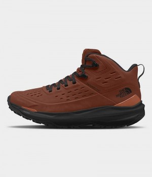 Bocanci Munte The North Face VECTIV Exploris 2 Mid-High FUTURELIGHT™ Piele Barbati Maro | ROMANIA JRVTAIM