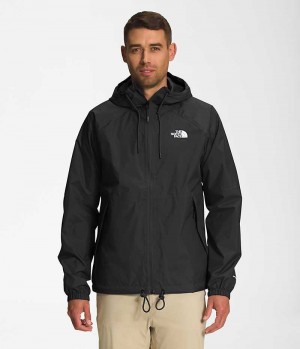 Geaca Impermeabila The North Face Antora Hoodie Barbati Negrii | ROMANIA ITCGYEB