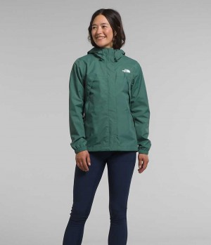 Geaca Impermeabila The North Face Antora Dama Verzi | ROMANIA LCMPWBT