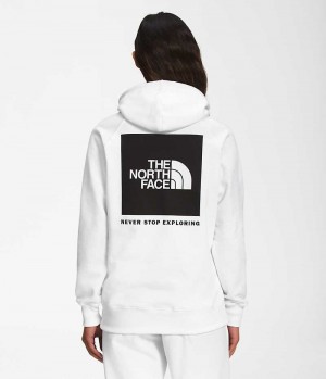 Hanorac cu Gluga The North Face Box NSE Pullover Dama Albi | ROMANIA ZDLVXQB