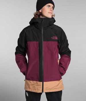 Jacheta Cu Gluga The North Face ThermoBall™ Eco Snow Triclimate® Barbati Fucsie Negrii | ROMANIA XRZFOHC