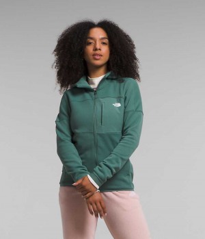 Jachete Din Lână The North Face Canyonlands High Altitude Hoodie Dama Verzi | ROMANIA HEYNFJS