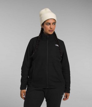 Jachete Din Lână The North Face Plus Alpine Polartec® 100 Dama Negrii | ROMANIA ZBSLONV