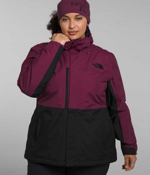 Jachete Izolate The North Face Plus Freedom Dama Fucsie Negrii | ROMANIA WAHUNMF