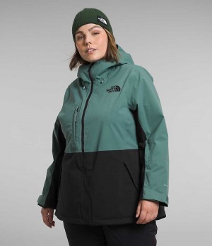 Jachete Izolate The North Face Plus Freedom Stretch Dama Verzi Negrii | ROMANIA HWBROAI