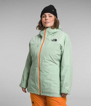 Jachete Izolate The North Face Plus ThermoBall™ Eco Snow Triclimate® Dama Verde Menta | ROMANIA OYVSPDE