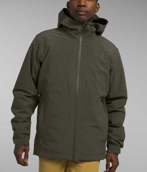 Jachete Izolate The North Face ThermoBall™ Eco Triclimate® Barbati Masline Verzi | ROMANIA YFWULXC