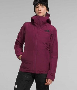 Jachete Izolate The North Face ThermoBall™ Eco Snow Triclimate® Dama Fucsie | ROMANIA BDWYSGV