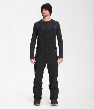 Pantaloni Bib The North Face Freedom Barbati Negrii | ROMANIA SEUMGWV