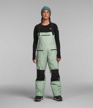 Pantaloni Bib The North Face Summit Series Verbier GTX Dama Verde Menta | ROMANIA QXCJVKY