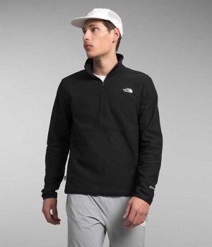 Pulover The North Face Alpine Polartec® 100 ½-Zip Barbati Negrii | ROMANIA BAQIGZJ