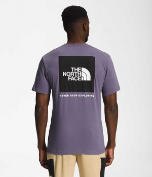 Tricou The North Face Scurte Sleeve Box NSE Barbati Violet | ROMANIA VXCRPIH