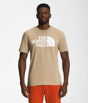 Tricou The North Face Scurte Sleeve Half Dome Barbati Kaki | ROMANIA VNIWHUK