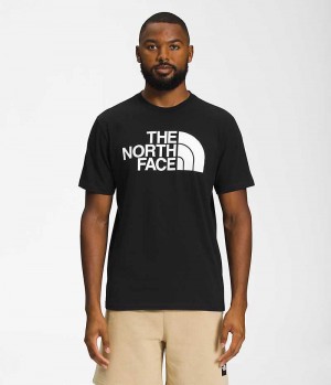 Tricou The North Face Scurte Sleeve Half Dome Barbati Negrii | ROMANIA RHXLDSM