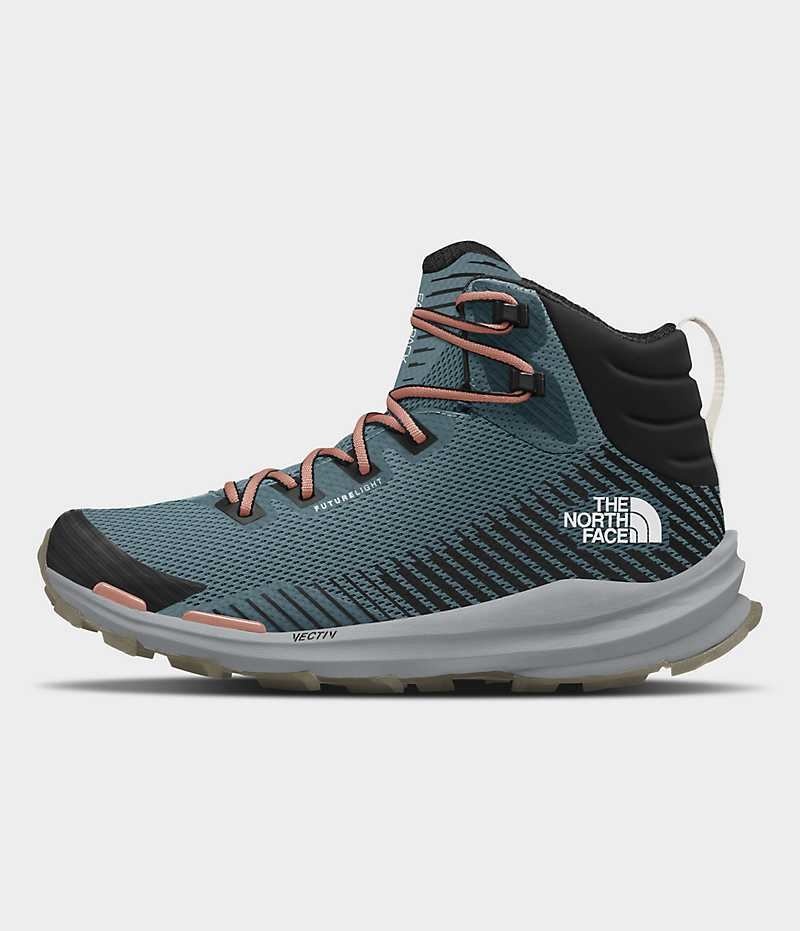 Bocanci Munte The North Face VECTIV™ Fastpack Mid-High FUTURELIGHT™ Dama Albastri Negrii | ROMANIA CBNXHYQ