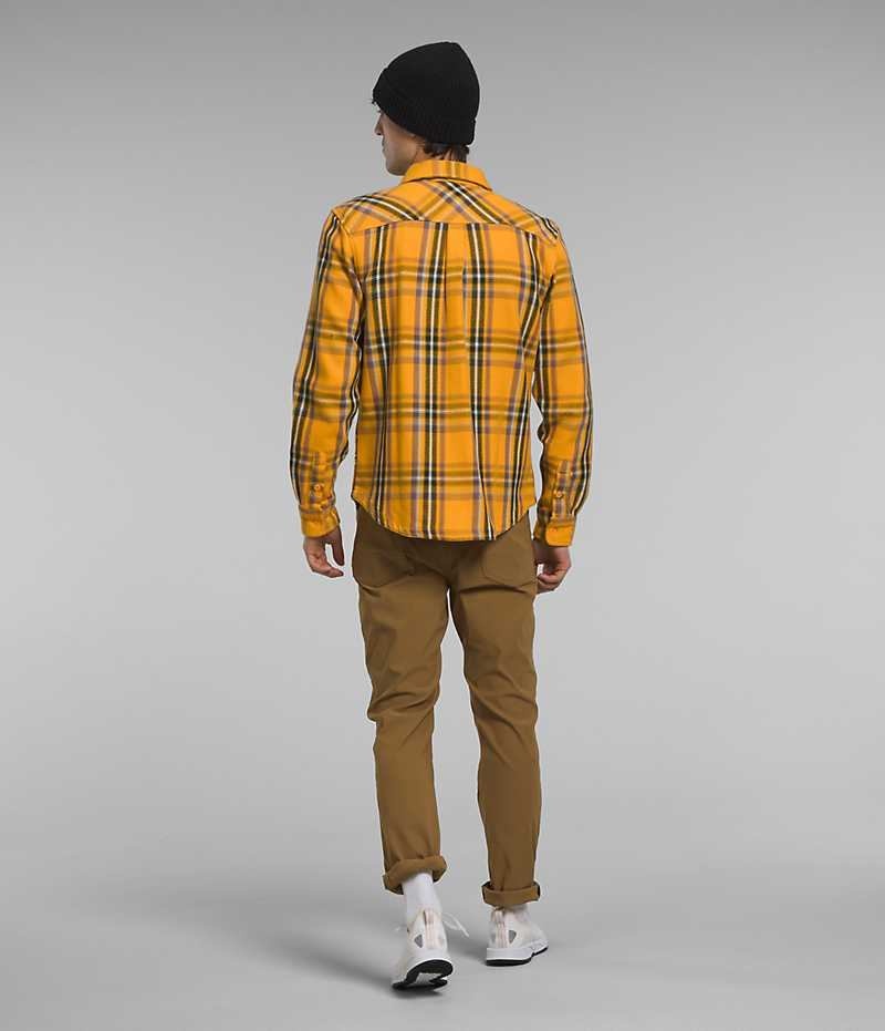 Camasa The North Face Valley Twill Flannel Barbati Aurii | ROMANIA CZOSNMB