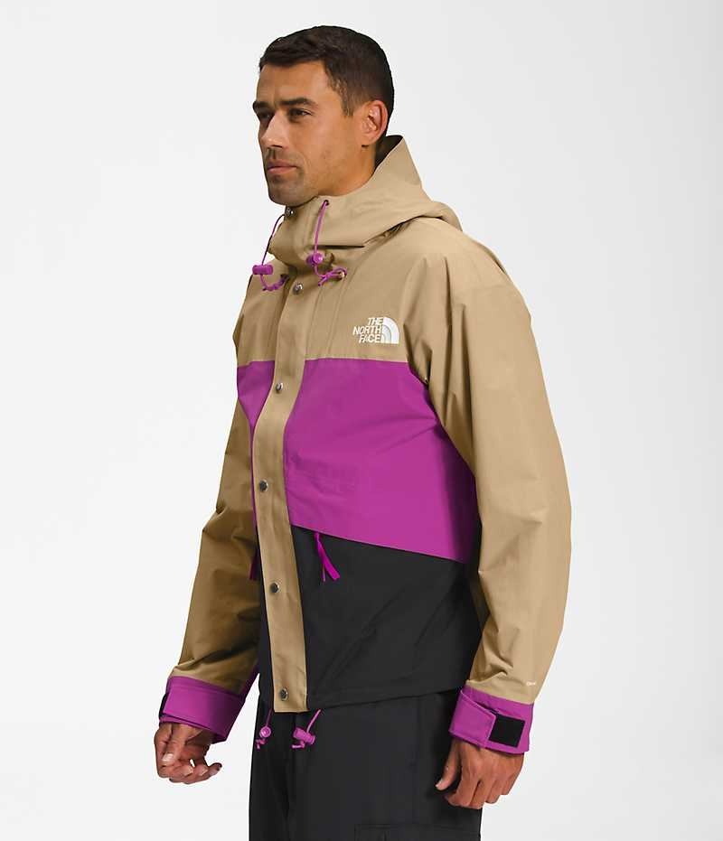 Geaca Impermeabila The North Face 86 Retro Mountain Barbati Kaki Violet Negrii | ROMANIA JZQTKRS