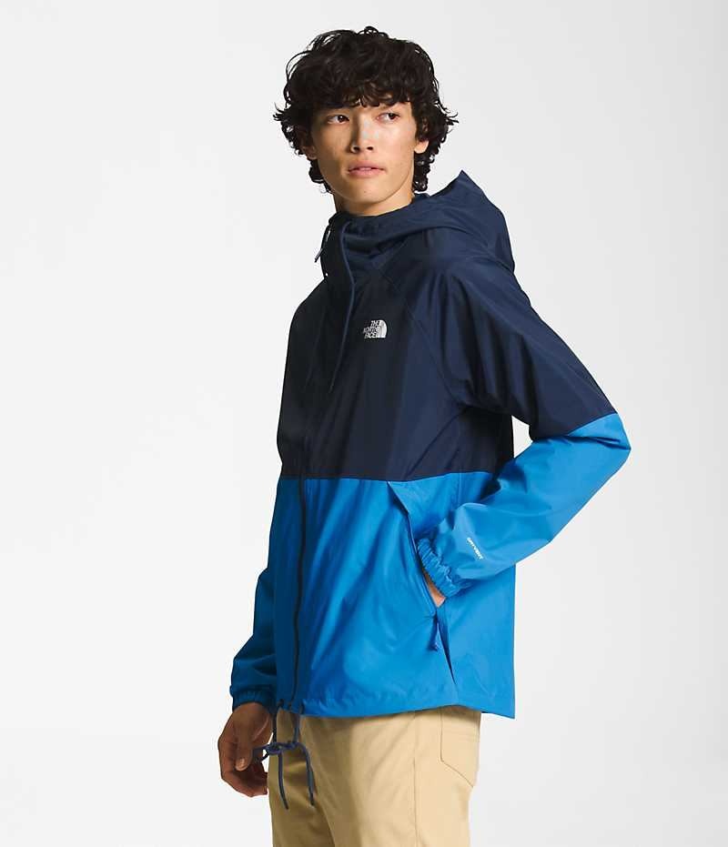 Geaca Impermeabila The North Face Antora Hoodie Barbati Bleumarin Albastri | ROMANIA FGDXVUT