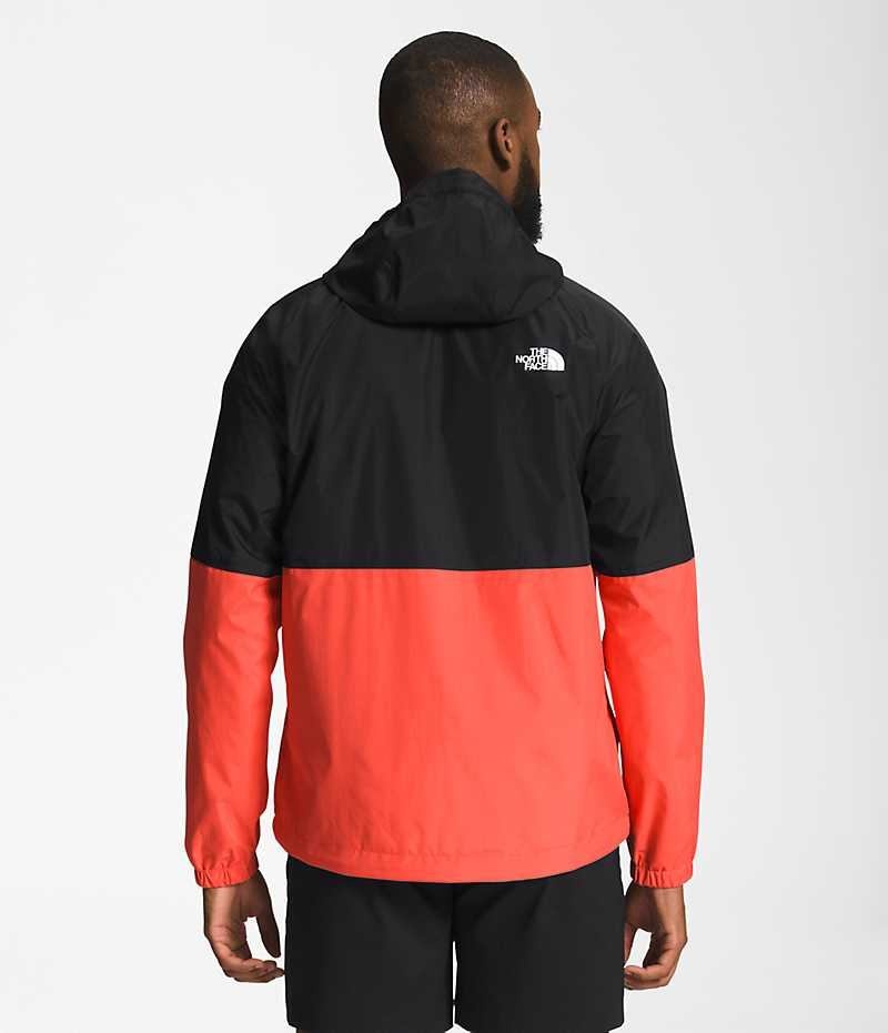 Geaca Impermeabila The North Face Antora Hoodie Barbati Negrii Portocalii | ROMANIA SLQDEUK