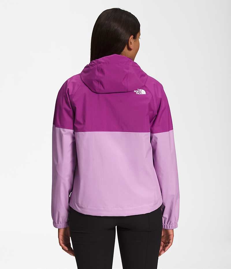 Geaca Impermeabila The North Face Antora Hoodie Dama Violet | ROMANIA QFSDBVR