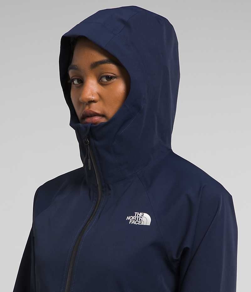 Geaca Impermeabila The North Face Valle Vista Stretch Dama Bleumarin | ROMANIA FYQDEXZ