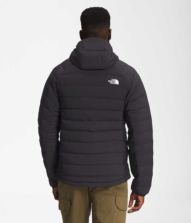 Geaca Puf The North Face Belleview Stretch Hoodie Barbati Negrii | ROMANIA PFLKGDJ