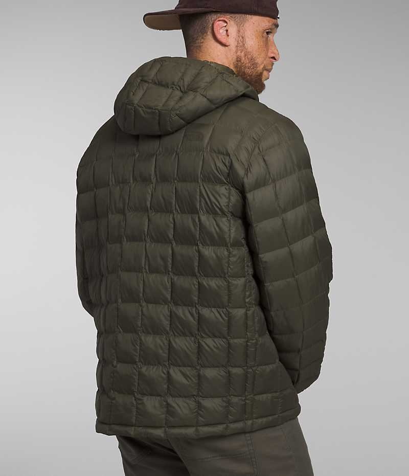 Geaca Puf The North Face Big ThermoBall™ Eco Hoodie 2.0 Barbati Masline Verzi | ROMANIA JBLEZUH