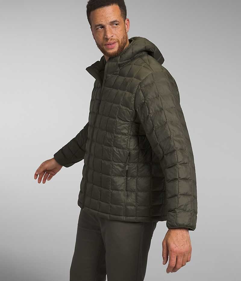 Geaca Puf The North Face Big ThermoBall™ Eco Hoodie 2.0 Barbati Masline Verzi | ROMANIA JBLEZUH