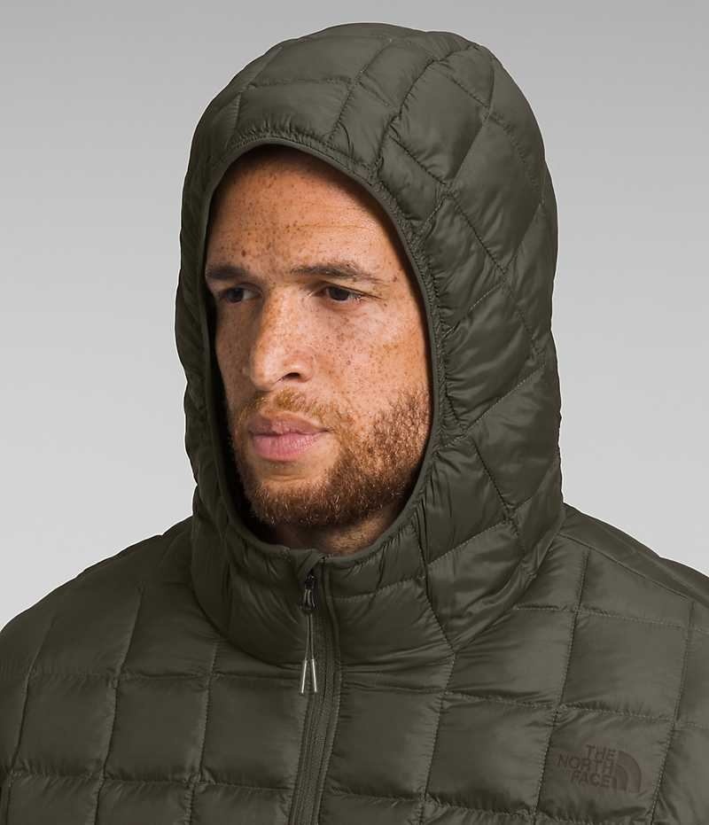 Geaca Puf The North Face Big ThermoBall™ Eco Hoodie 2.0 Barbati Masline Verzi | ROMANIA JBLEZUH