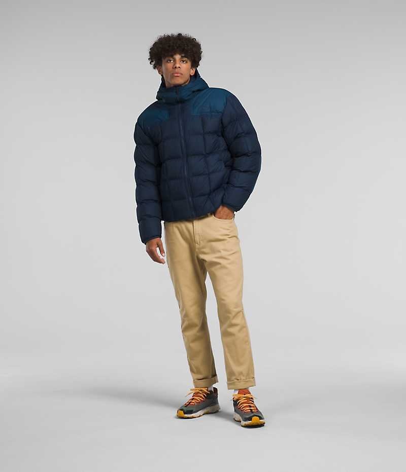 Geaca Puf The North Face Lhotse Reversible Hoodie Barbati Bleumarin | ROMANIA GHWJNYI