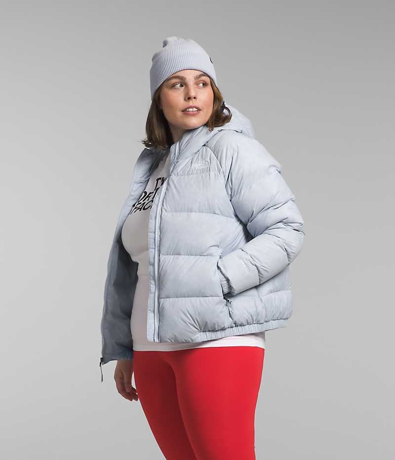 Geaca Puf The North Face Plus Hydrenalite™ Hoodie Dama Gri | ROMANIA HIXVZYK