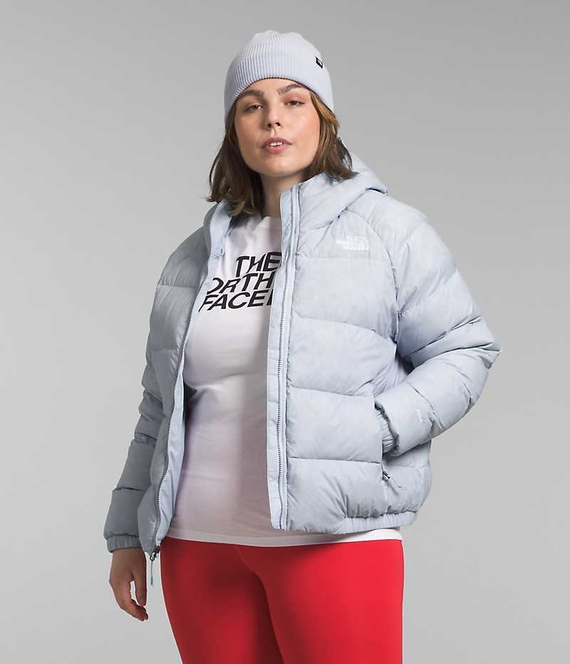 Geaca Puf The North Face Plus Hydrenalite™ Hoodie Dama Gri | ROMANIA HIXVZYK