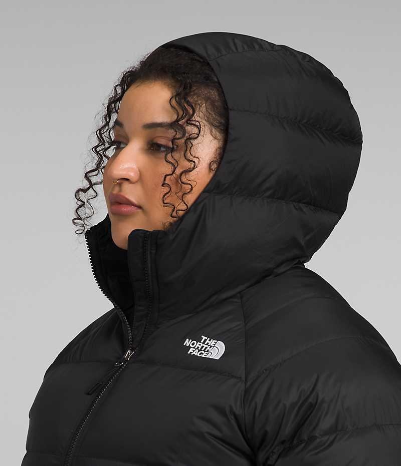 Geaca Puf The North Face Plus Hydrenalite™ Hoodie Dama Negrii | ROMANIA DOUPKMN