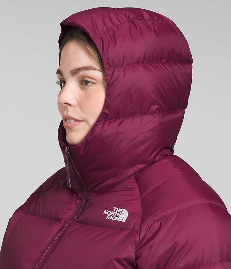 Geaca Puf The North Face Plus Hydrenalite™ Hoodie Dama Rosii | ROMANIA MNAGRZF