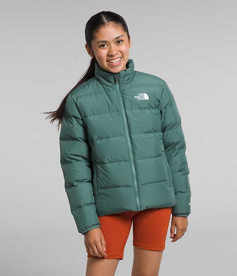 Geaca Puf The North Face Reversible North Fete Verzi | ROMANIA ZPQDVFL