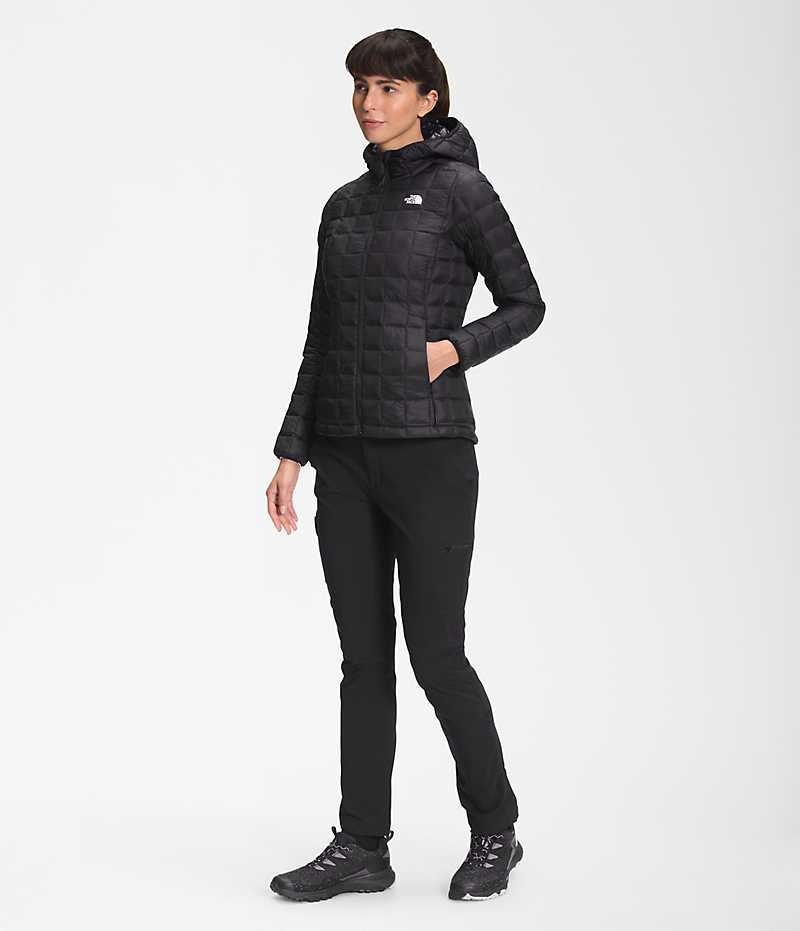 Geaca Puf The North Face ThermoBall™ Eco Hoodie 2.0 Dama Negrii | ROMANIA MQXIYJW