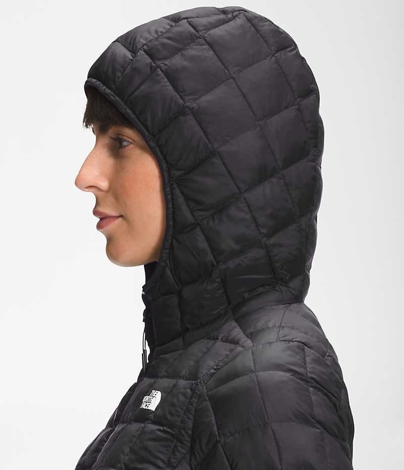 Geaca Puf The North Face ThermoBall™ Eco Hoodie 2.0 Dama Negrii | ROMANIA MQXIYJW