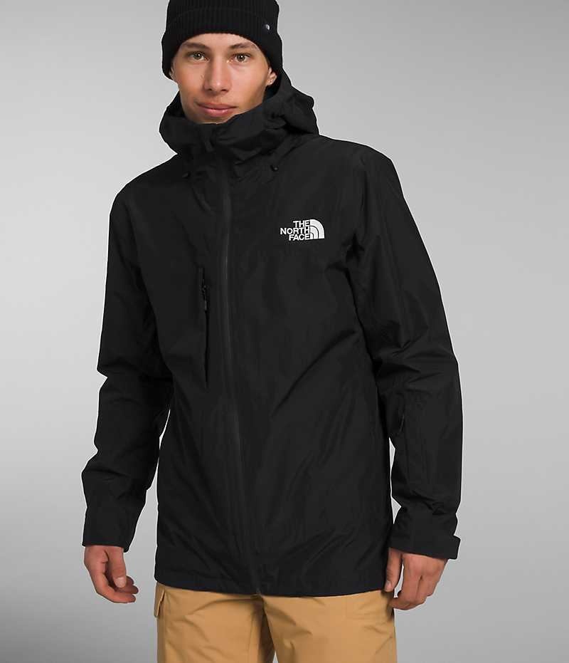 Jacheta Cu Gluga The North Face ThermoBall™ Eco Snow Triclimate® Barbati Negrii | ROMANIA RWDCAIV