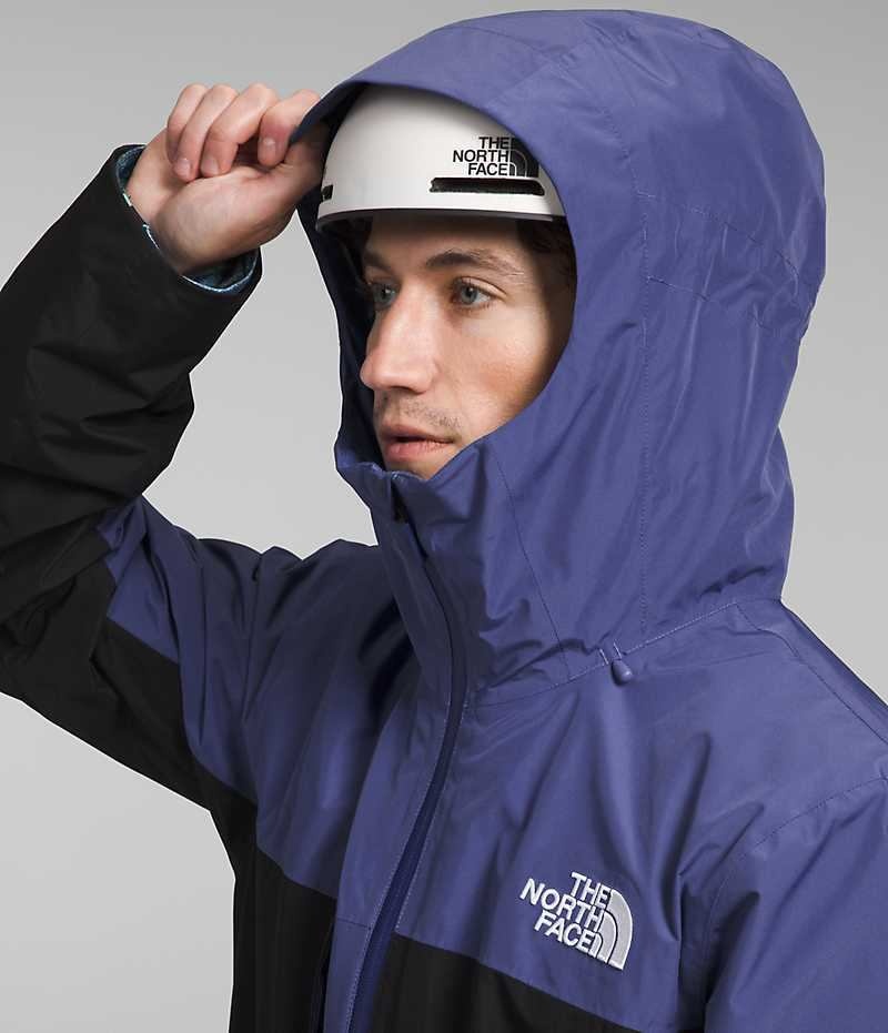 Jacheta Cu Gluga The North Face ThermoBall™ Eco Snow Triclimate® Barbati Albastri Negrii | ROMANIA GYIUSFZ