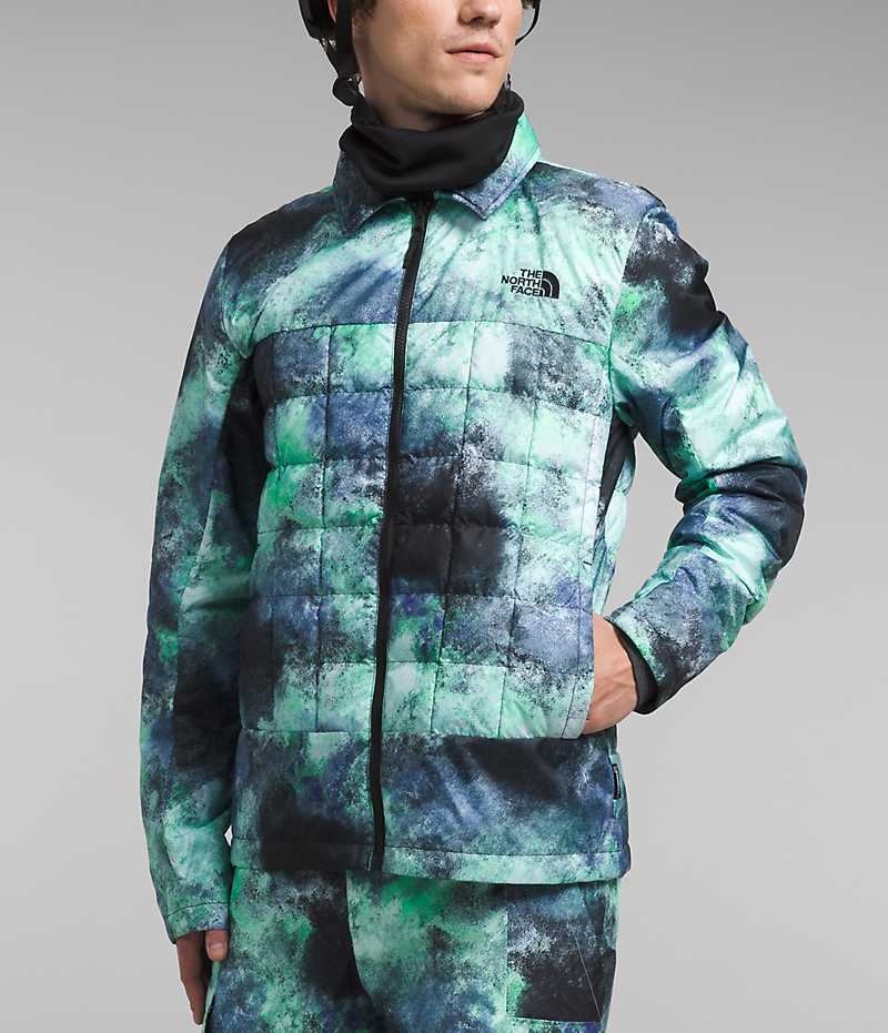 Jacheta Cu Gluga The North Face ThermoBall™ Eco Snow Triclimate® Barbati Albastri Negrii | ROMANIA GYIUSFZ