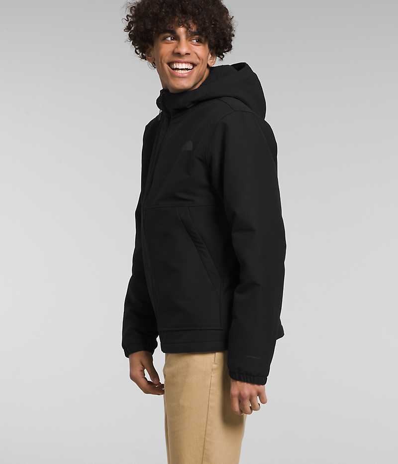 Jacheta Softshell The North Face Camden Thermal Hoodie Barbati Negrii | ROMANIA MRWHIYG