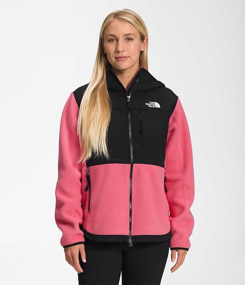 Jachete Din Lână The North Face Denali Hoodie Dama Roz | ROMANIA OZVJGKF