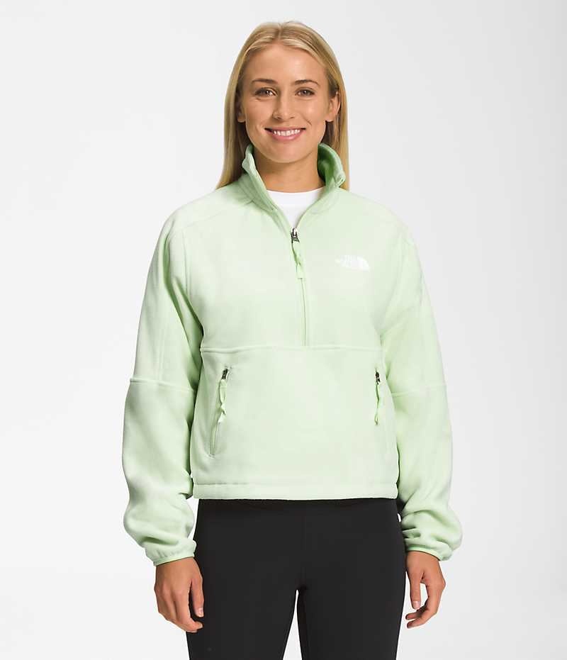 Jachete Din Lână The North Face TNF™ Polartec® 100 ¼-Zip Dama Verde Menta | ROMANIA YHEABTI