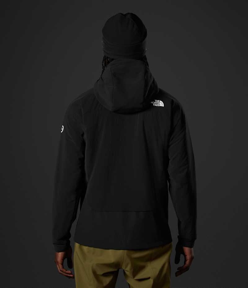 Jachete Hibride The North Face Summit Series Casaval Hoodie Barbati Negrii | ROMANIA QGASJRE