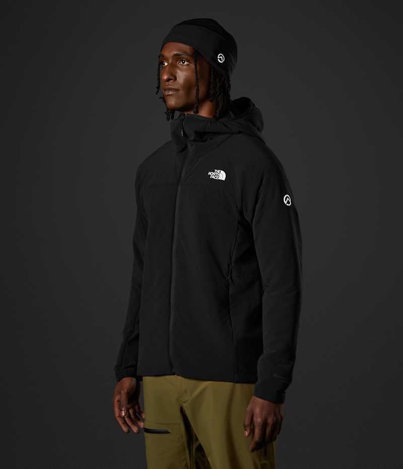 Jachete Hibride The North Face Summit Series Casaval Hoodie Barbati Negrii | ROMANIA QGASJRE