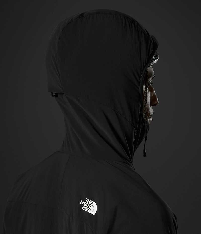 Jachete Hibride The North Face Summit Series Casaval Hoodie Barbati Negrii | ROMANIA QGASJRE