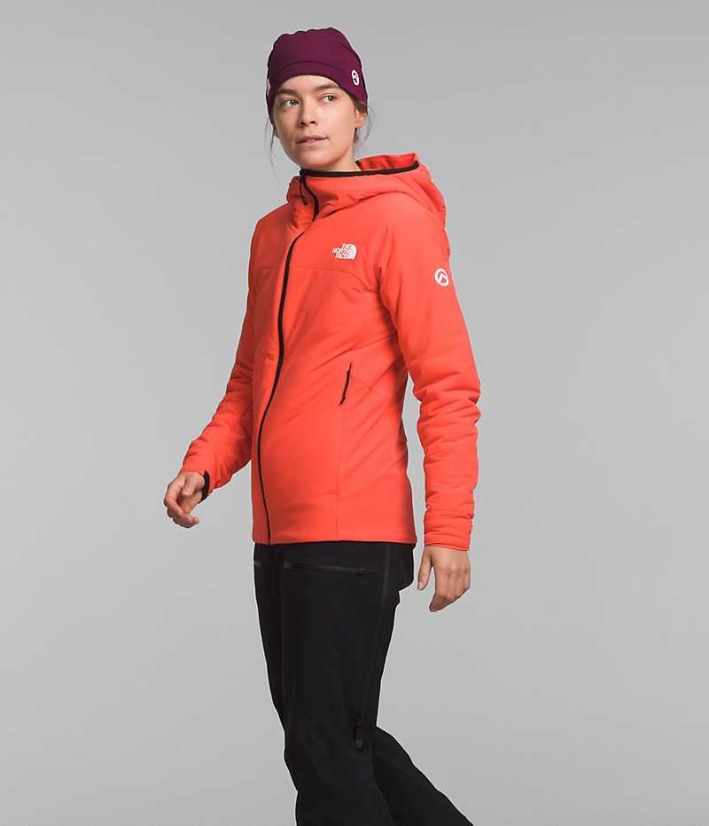 Jachete Hibride The North Face Summit Series Casaval Hoodie Dama Portocalii | ROMANIA HMXUBJK