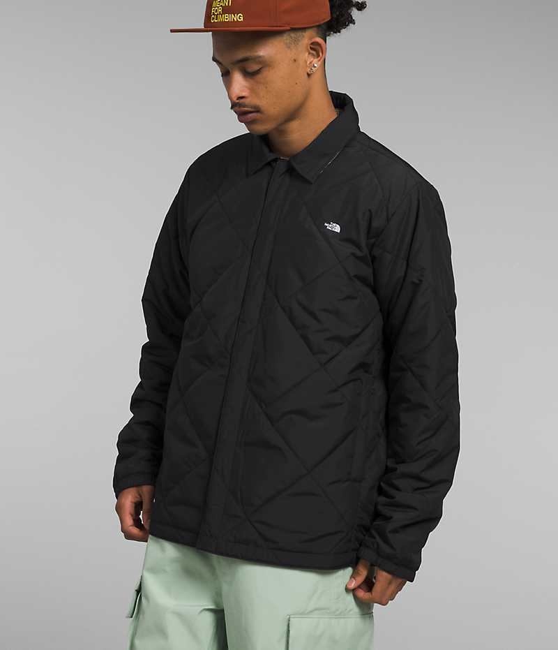 Jachete Izolate The North Face Afterburner Flannel Barbati Negrii | ROMANIA RGJOCVE