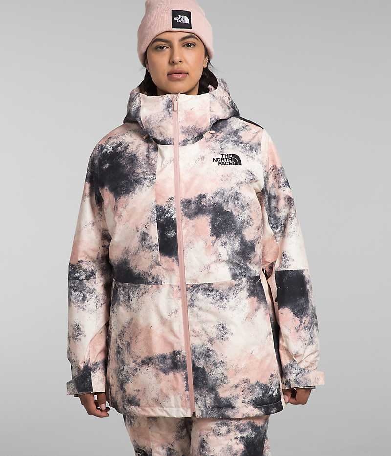 Jachete Izolate The North Face Plus ThermoBall™ Eco Snow Triclimate® Dama Roz | ROMANIA TAMVRCZ