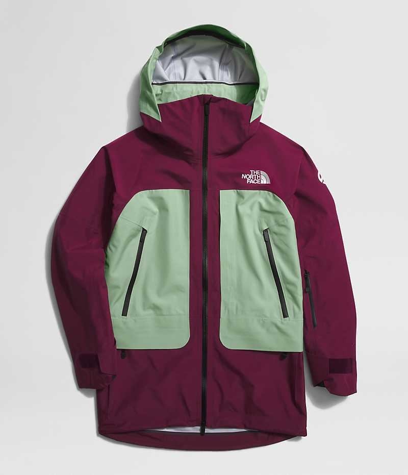 Jachete Izolate The North Face Summit Series Verbier GTX Dama Fucsie Verde Menta | ROMANIA FBVDPTC